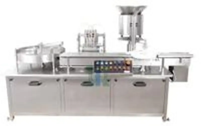 Commercial Automatic Liquid Vial Filling & Rubber Stoppering Machine